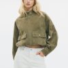 Lederjacke mit Taschen Lederjacke mit Taschen
