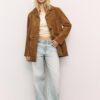 Lederjacke mit Taschen