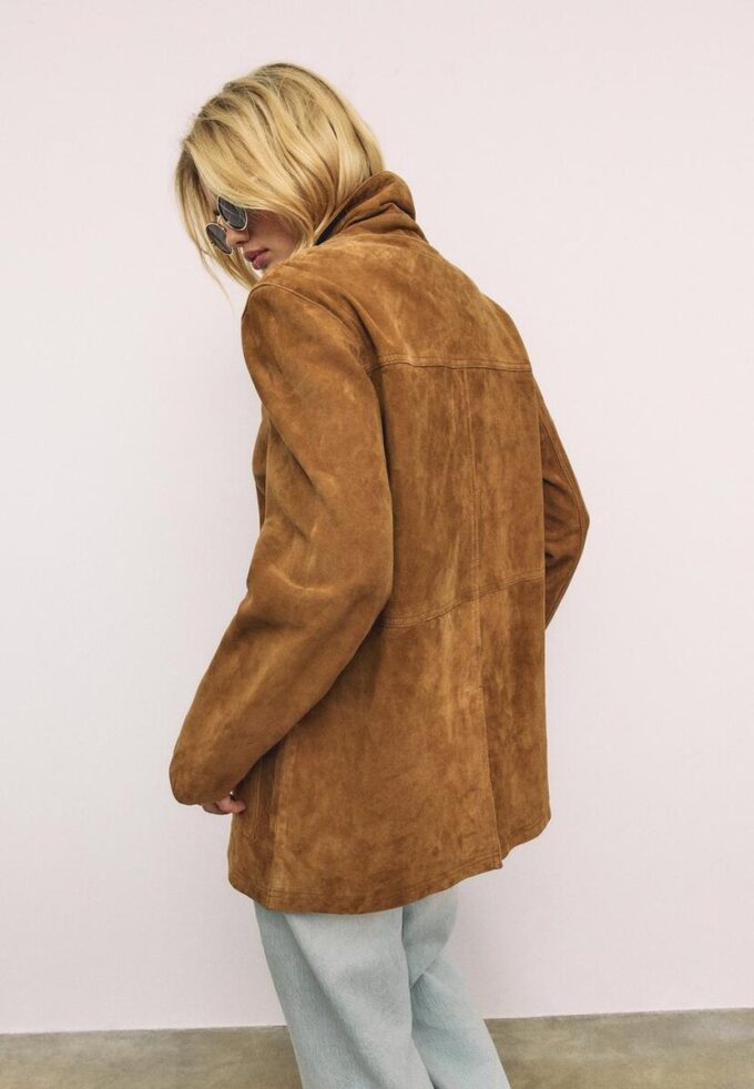 Lederjacke mit Taschen
