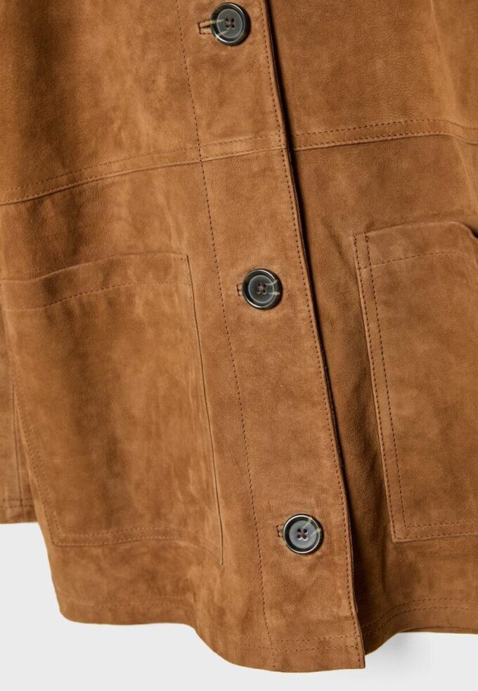 Lederjacke mit Taschen