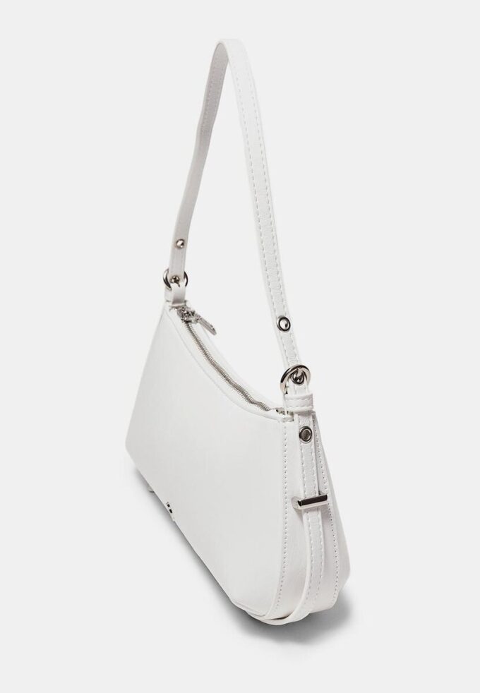 Längliche Schultertasche mit Ösen