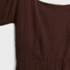 Lockeres Maxikleid mit gekreuztem Rücken Lockeres Maxikleid mit gekreuztem Rücken