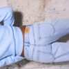 Low-Rise-Jeans mit geradem Bein Low-Rise-Jeans mit geradem Bein