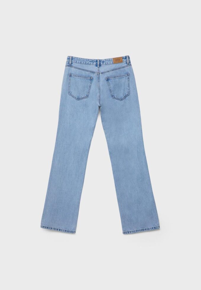 Low-Rise-Jeans mit geradem Bein Low-Rise-Jeans mit geradem Bein