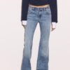 Low-Rise-Jeans mit Schlag Low-Rise-Jeans mit Schlag