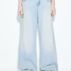 Low-Rise-Jeans mit zwei Knöpfen Low-Rise-Jeans mit zwei Knöpfen