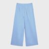 Lässige, gestreifte elegante Hose mit gekreuztem Bund Lässige, gestreifte elegante Hose mit gekreuztem Bund
