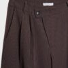 Lässige, gestreifte elegante Hose mit gekreuztem Bund Lässige, gestreifte elegante Hose mit gekreuztem Bund