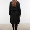 Mantel in Filzoptik mit Gürtel Mantel in Filzoptik mit Gürtel