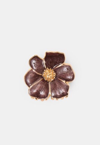 Metallic-Blumen-Haarspange
