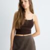 Mini-Skort aus Kunstwildleder Mini-Skort aus Kunstwildleder