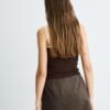 Mini-Skort aus Kunstwildleder Mini-Skort aus Kunstwildleder