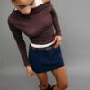 Mini-Skort mit Gürtel Mini-Skort mit Gürtel