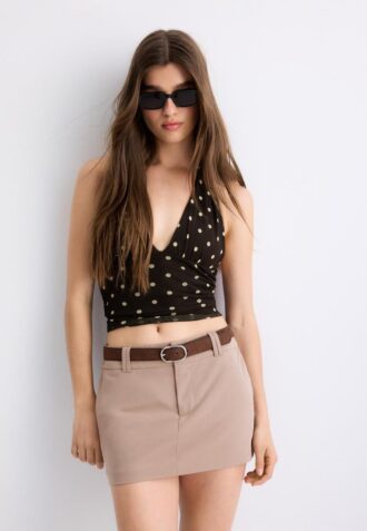 Mini-Skort mit Gürtel Mini-Skort mit Gürtel