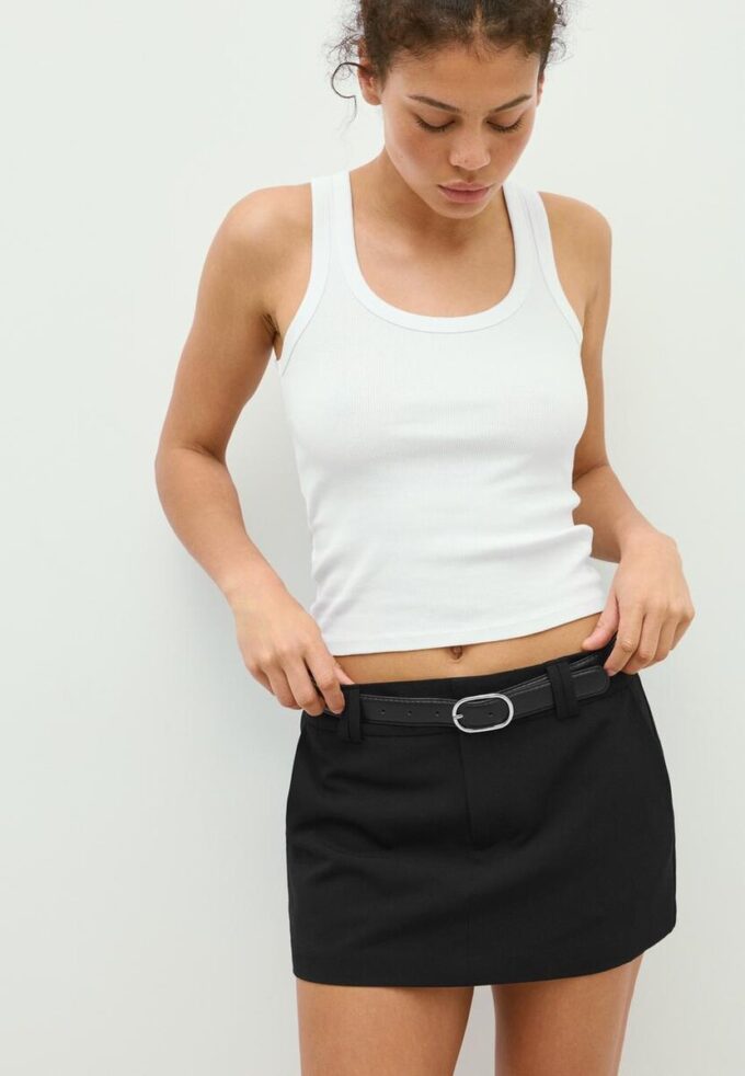 Mini-Skort mit Gürtel Mini-Skort mit Gürtel