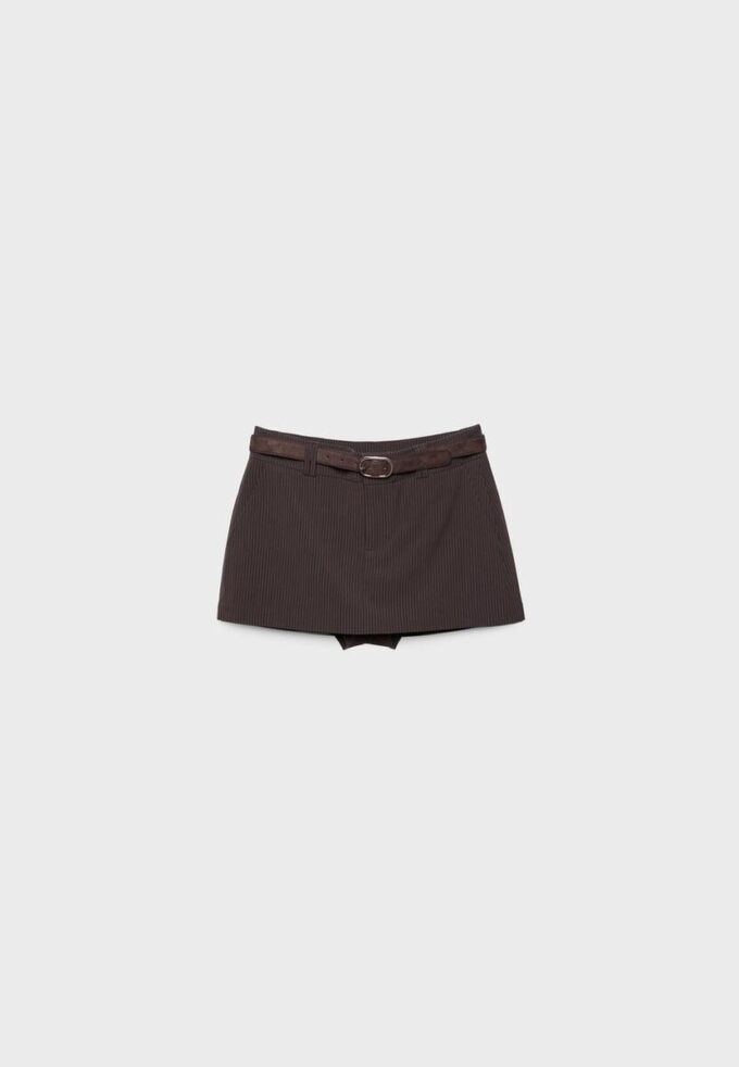 Mini-Skort mit Gürtel Mini-Skort mit Gürtel