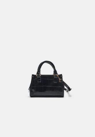Mini-Tote-Umhängetasche mit Kokosnuss-Effekt