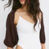 Offener Strickcardigan