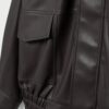 Oversize-Bikerjacke in Lederoptik Oversize-Bikerjacke in Lederoptik
