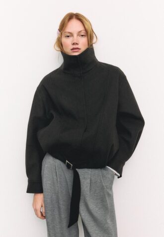 Oversize-Bomberjacke mit Soft Touch-Gefühl