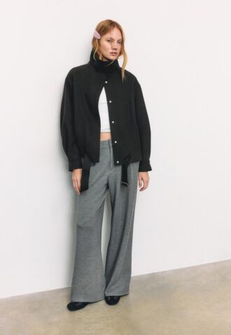Oversize-Bomberjacke mit Soft Touch-Gefühl