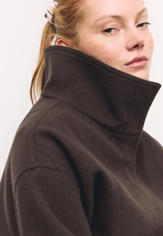 Oversize-Bomberjacke mit Soft Touch-Gefühl Oversize-Bomberjacke mit Soft Touch-Gefühl