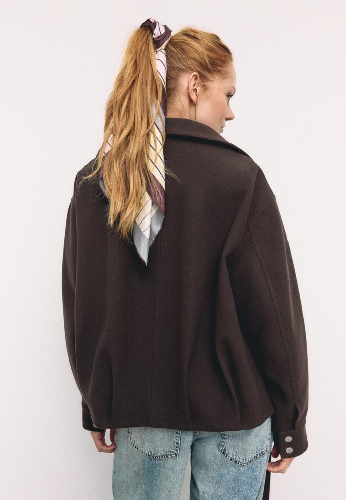 Oversize-Bomberjacke mit Soft Touch-Gefühl Oversize-Bomberjacke mit Soft Touch-Gefühl