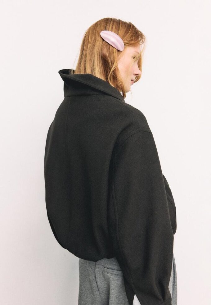 Oversize-Bomberjacke mit Soft Touch-Gefühl Oversize-Bomberjacke mit Soft Touch-Gefühl