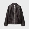 Oversize-Jacke im gewaschenen Leder-Look Oversize-Jacke im gewaschenen Leder-Look