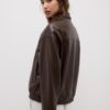 Oversize-Jacke in Lederoptik Oversize-Jacke in Lederoptik