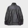 Oversize-Kunstlederjacke mit Revers Oversize-Kunstlederjacke mit Revers