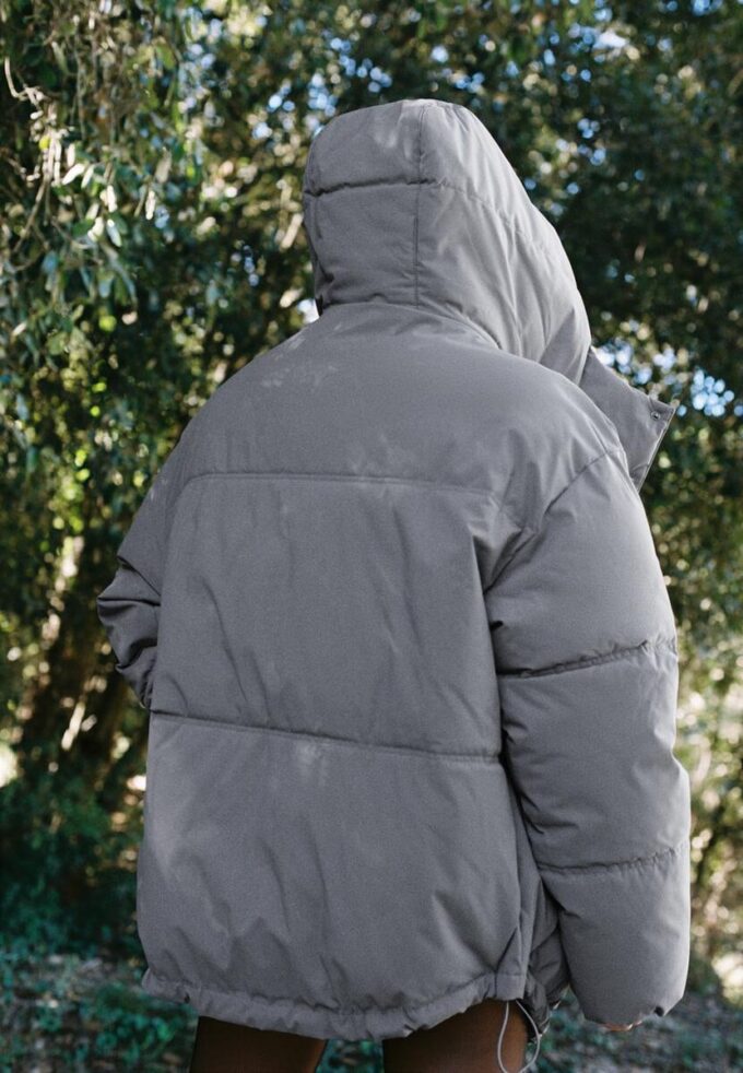 Oversize-Steppjacke mit Kapuze Oversize-Steppjacke mit Kapuze