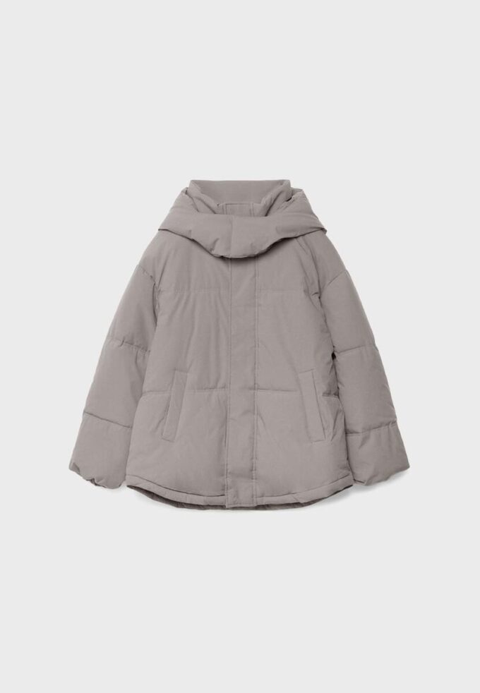Oversize-Steppjacke mit Kapuze Oversize-Steppjacke mit Kapuze