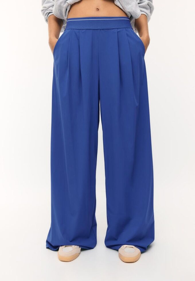 Palazzo-Jogginghose mit elastischem Bund und Soft Touch-Gefühl Palazzo-Jogginghose mit elastischem Bund und Soft Touch-Gefühl