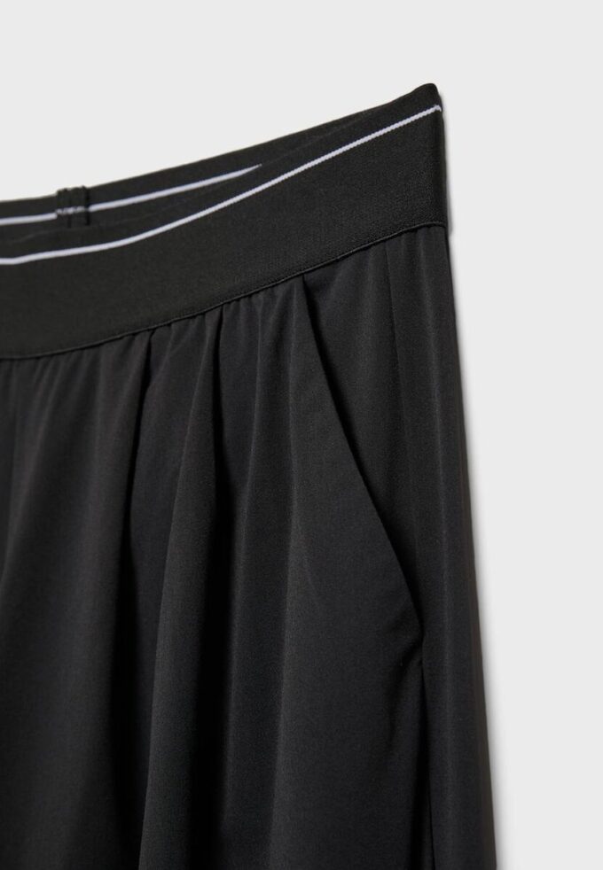 Palazzo-Jogginghose mit elastischem Bund und Soft Touch-Gefühl Palazzo-Jogginghose mit elastischem Bund und Soft Touch-Gefühl