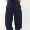 Plüsch-Jogging-Hose im Ballon-Stil Plüsch-Jogging-Hose im Ballon-Stil