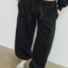 Plüsch-Jogging-Hose im Ballon-Stil Plüsch-Jogging-Hose im Ballon-Stil