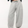 Plüsch-Jogging-Hose im Ballon-Stil Plüsch-Jogging-Hose im Ballon-Stil
