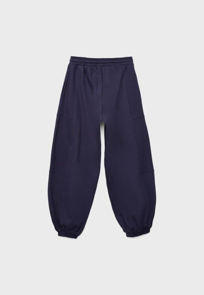 Plüsch-Jogging-Hose im Ballon-Stil Plüsch-Jogging-Hose im Ballon-Stil