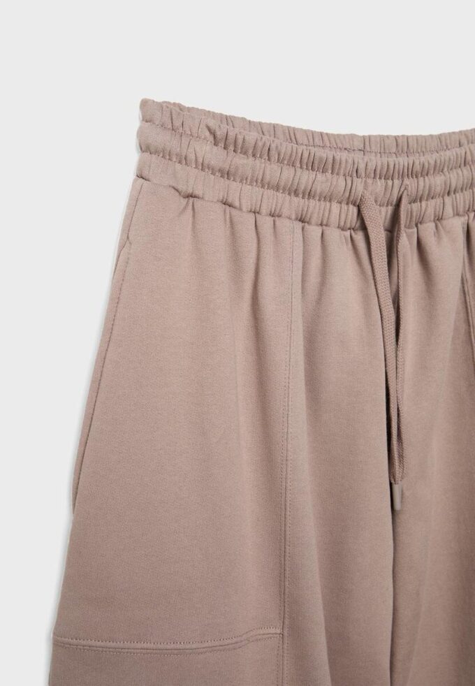 Plüsch-Jogging-Hose im Ballon-Stil Plüsch-Jogging-Hose im Ballon-Stil