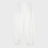 Popeline-Hose mit weitem Schnitt