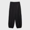 Popeline-Hose mit weitem Schnitt