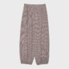 Popeline-Hose mit weitem Schnitt