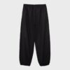 Popeline-Hose mit weitem Schnitt