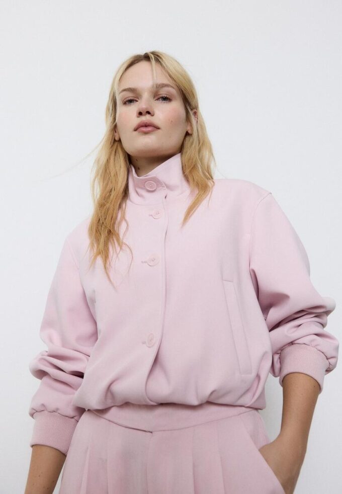 Puffjacke mit Stehkragen Puffjacke mit Stehkragen