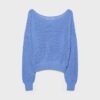 Pullover aus Mesh-Strick mit U-Boot-Ausschnitt Pullover aus Mesh-Strick mit U-Boot-Ausschnitt