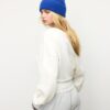Pullover mit V-Ausschnitt und Fledermausärmeln Pullover mit V-Ausschnitt und Fledermausärmeln