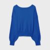 Pullover mit V-Ausschnitt und Fledermausärmeln Pullover mit V-Ausschnitt und Fledermausärmeln