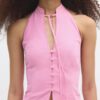 Qipao-Halter-Oberteil mit Knöpfen Qipao-Halter-Oberteil mit Knöpfen