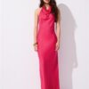 Rückenfreies Midi-Kleid mit Neckholder